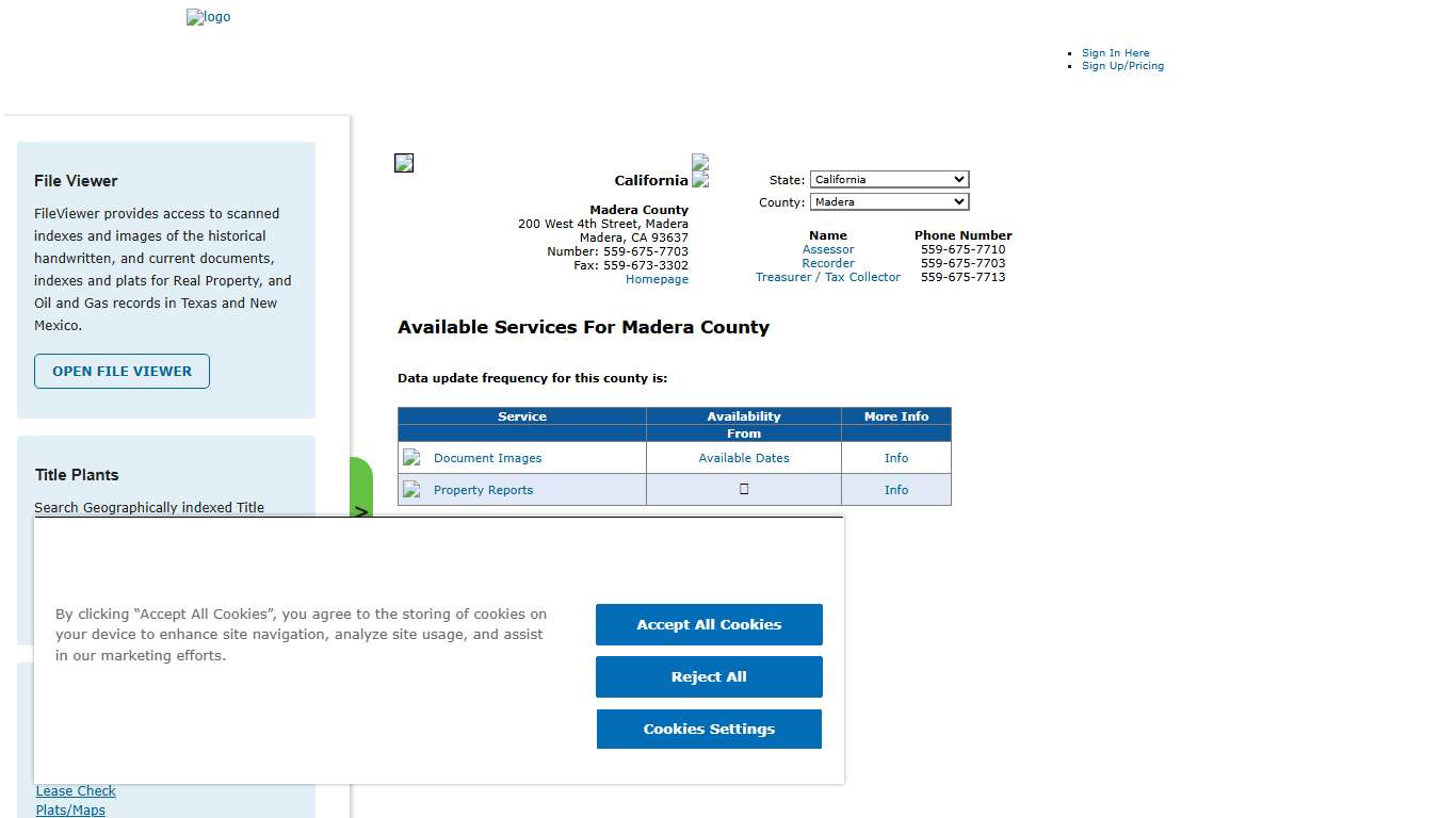 Search Madera County Public Property Records Online | CourthouseDirect.com